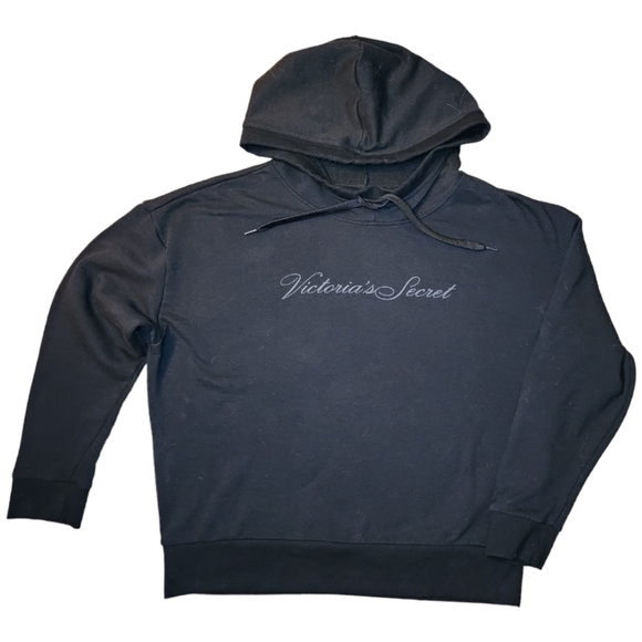 Victoria's Secret Essential Boyfriend pants AND Pullover Hoodie Lg 2 pcs - Picture 2 of 8